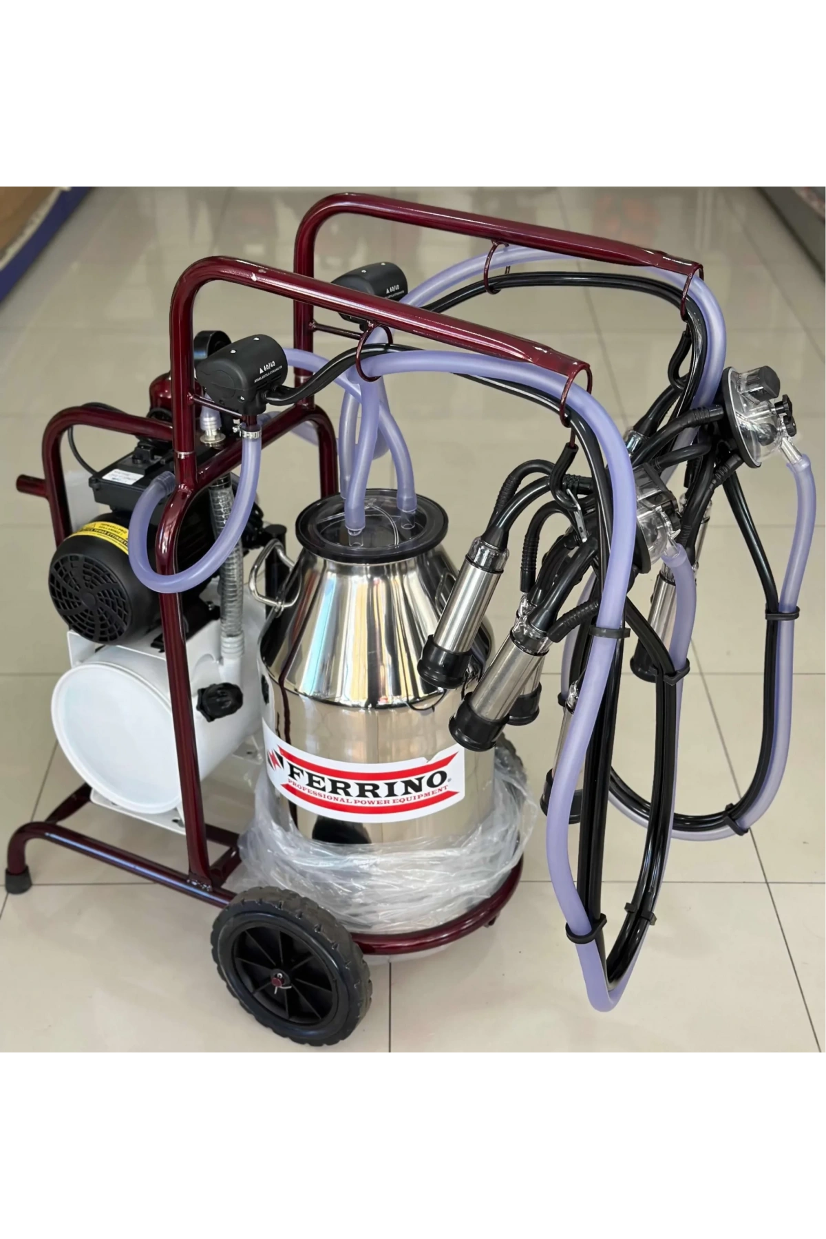 Ferrino Çift Sağım Yağlı Viking Paslanmaz Güğüm 40lt