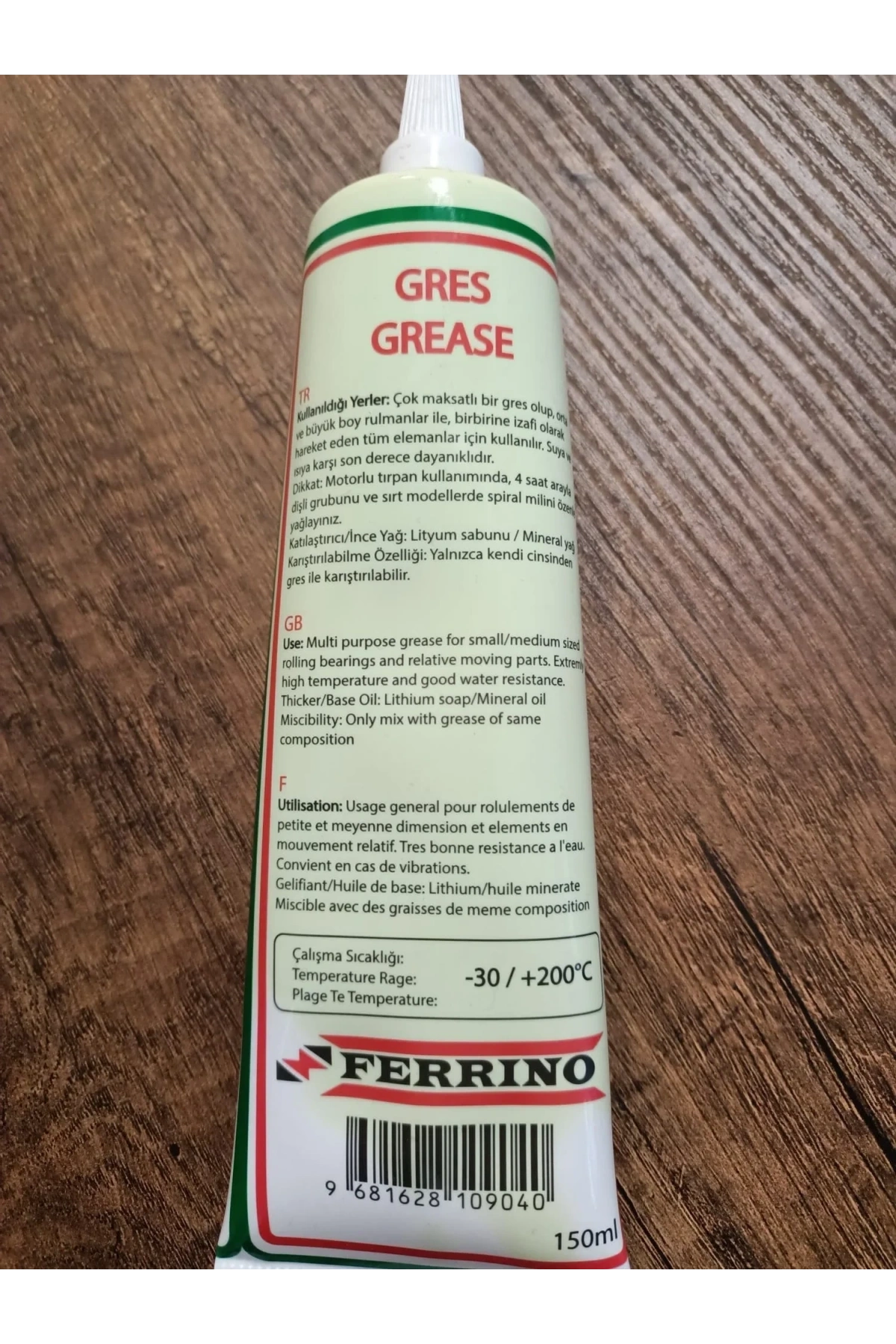 Ferrino Motorlu Tırpan Gresi 150 ml