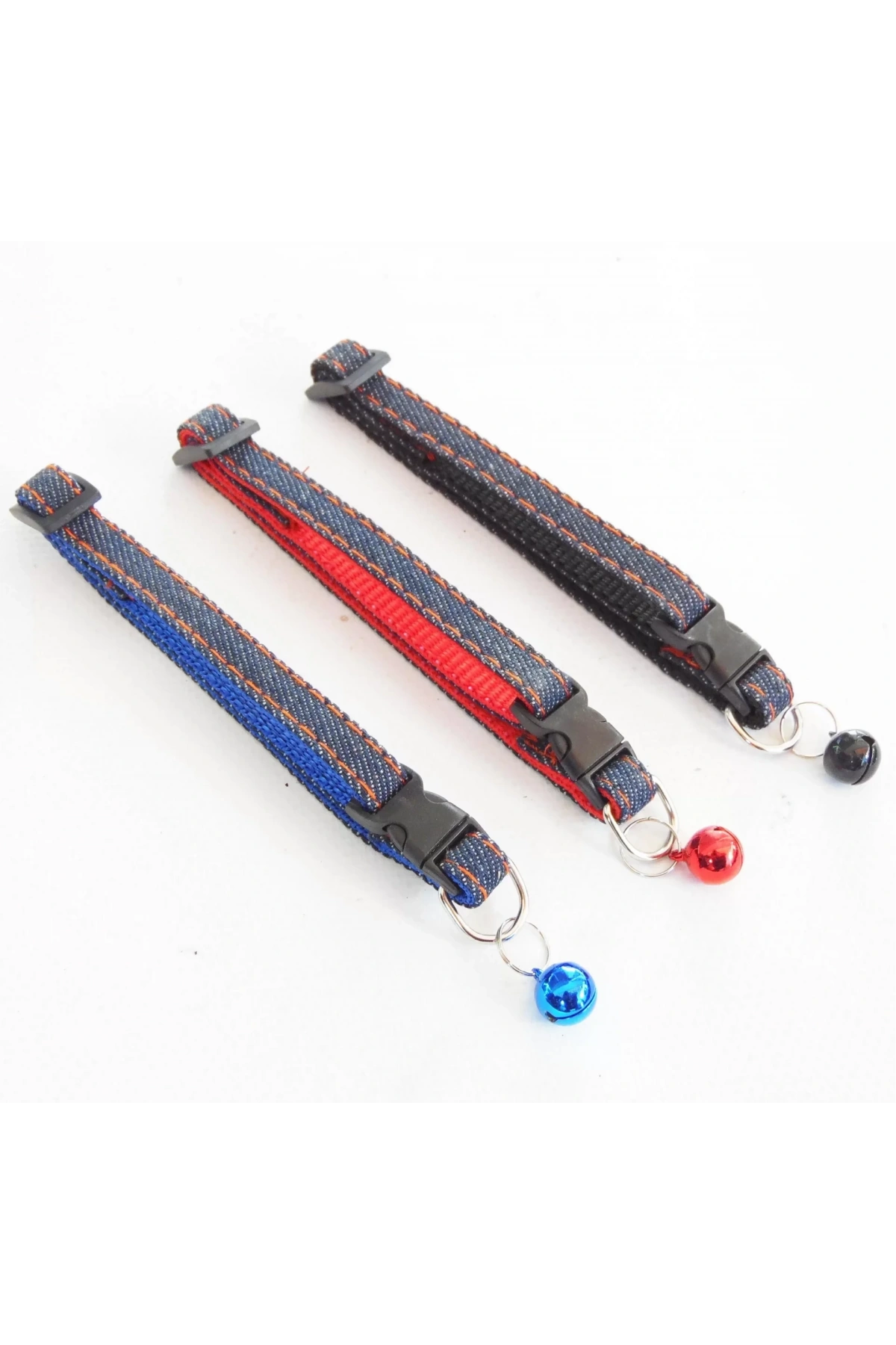 Kedi Köpek Boyun Tasması Desenli Ayarlanabilir Zilli Tasma Hr03