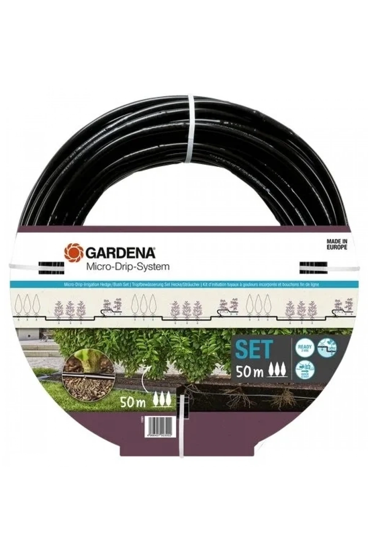 Mikro-Damlama Çit/Çalı Sulama Seti 50m