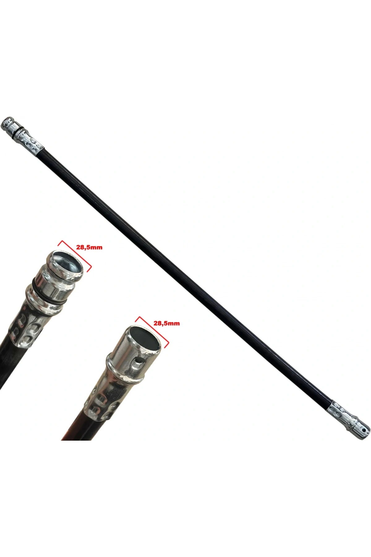 Motorlu Tırpan Spiral Siyah Hortum Kalın Tip 87cm 28,5x28,5cm Kawasaki TJ53E Hyundai