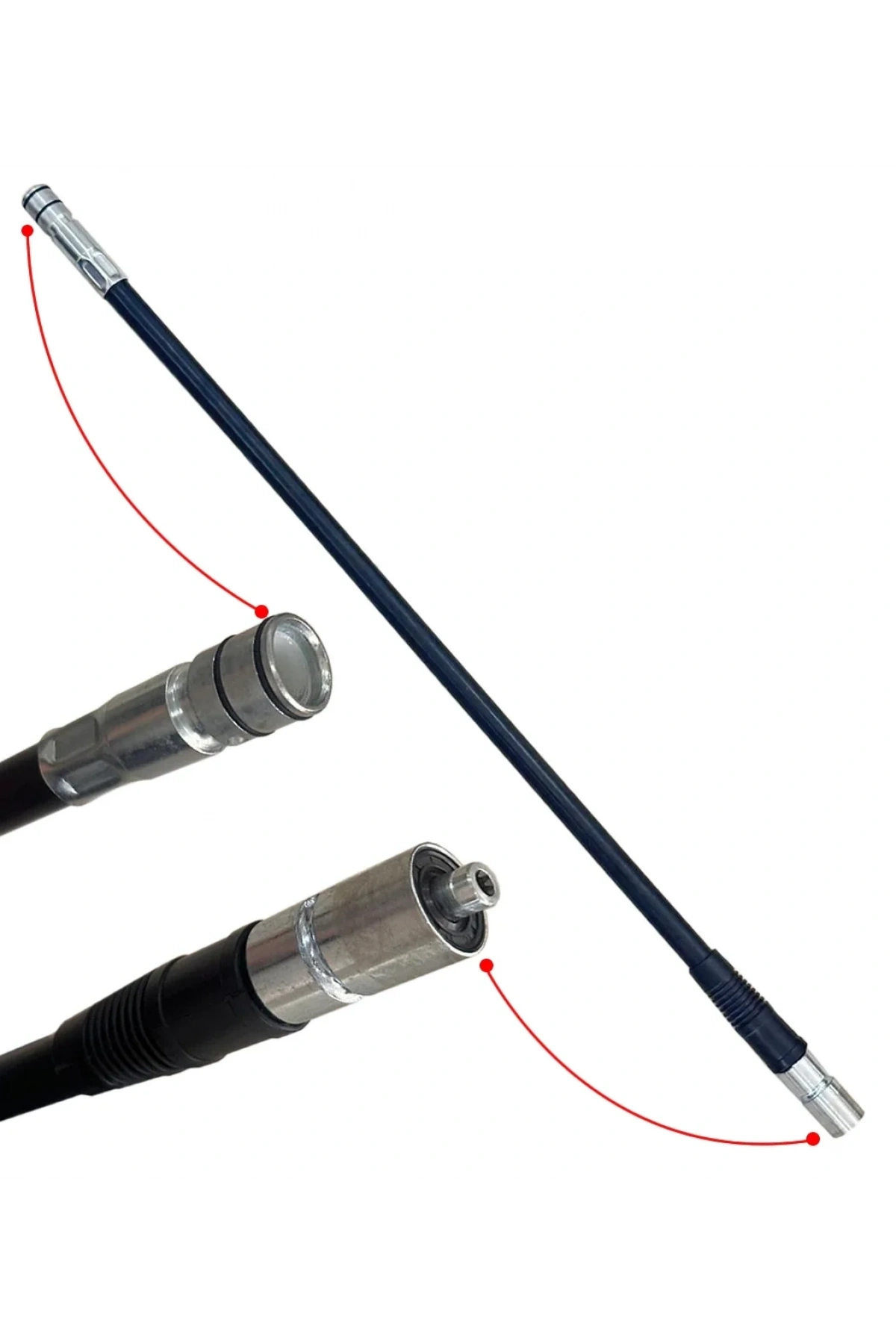 Oleomac Bp 453 Ergo Bilyalı Spiral Siyah Şaft Hortumu