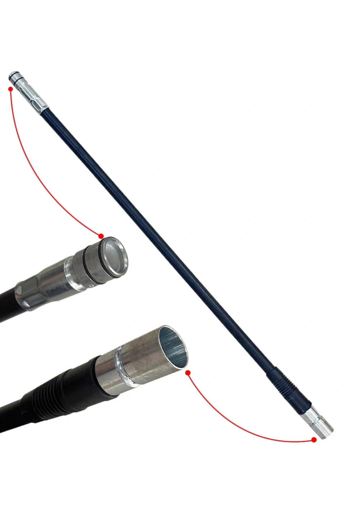 Oleomac Bp 453 Ergo Siyah Şaft Hortumu Boş Bilyasız