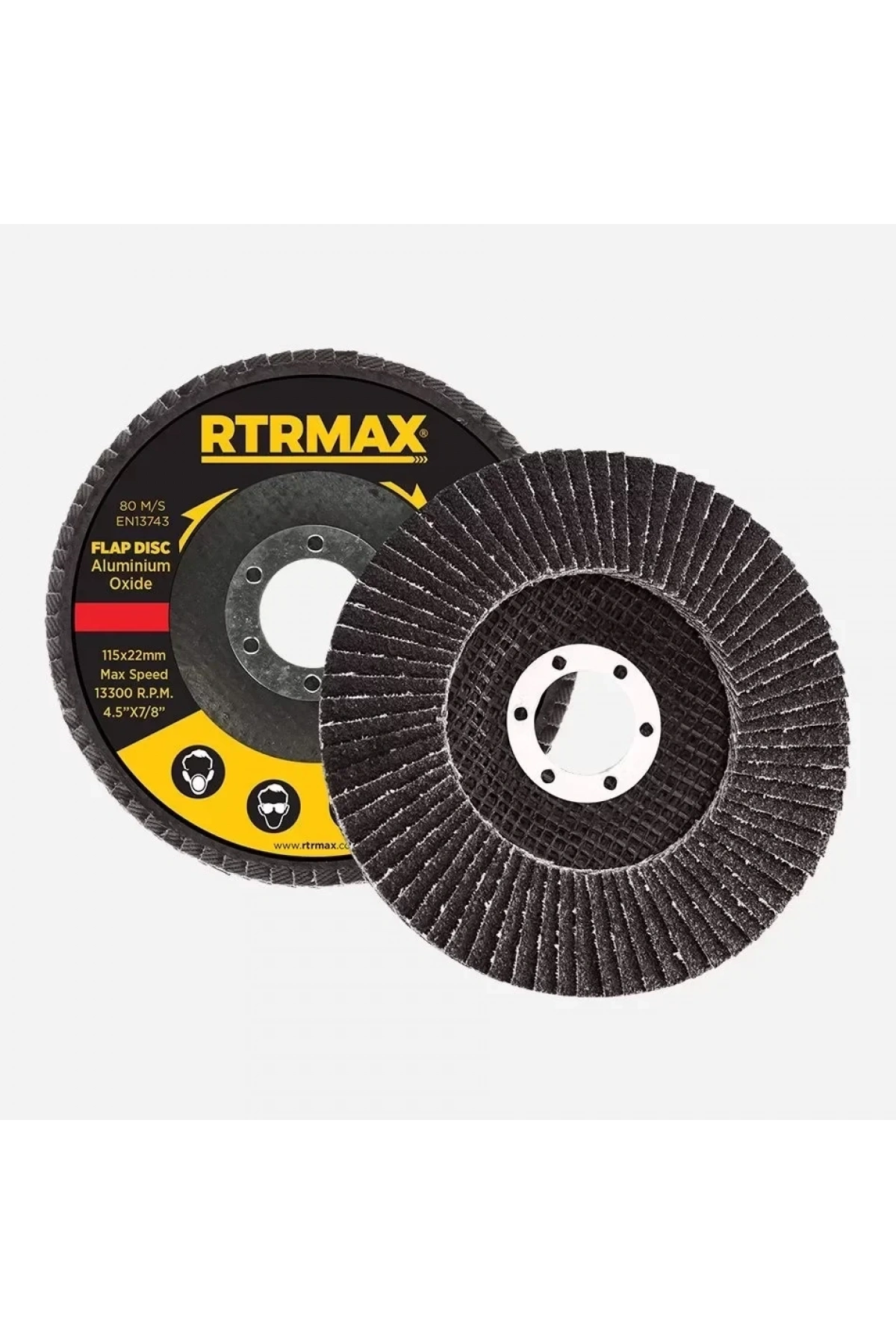 Rtrmax Alüminyum Oksit Flap Disk 115Mm 40