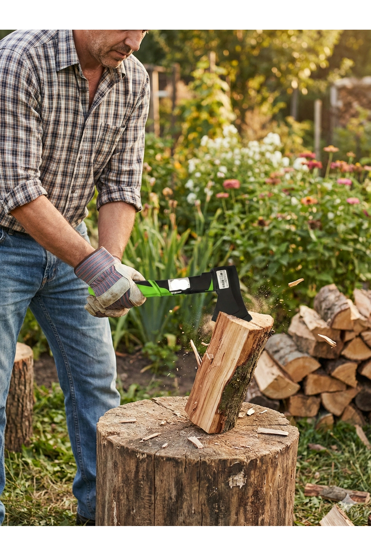 Ferrino Siyah Çelik Mini Saplı Balta 600 Gr