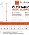 Bej Çocuk Okul Pantolonu