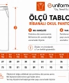 Siyah Çocuk Okul Pantolonu