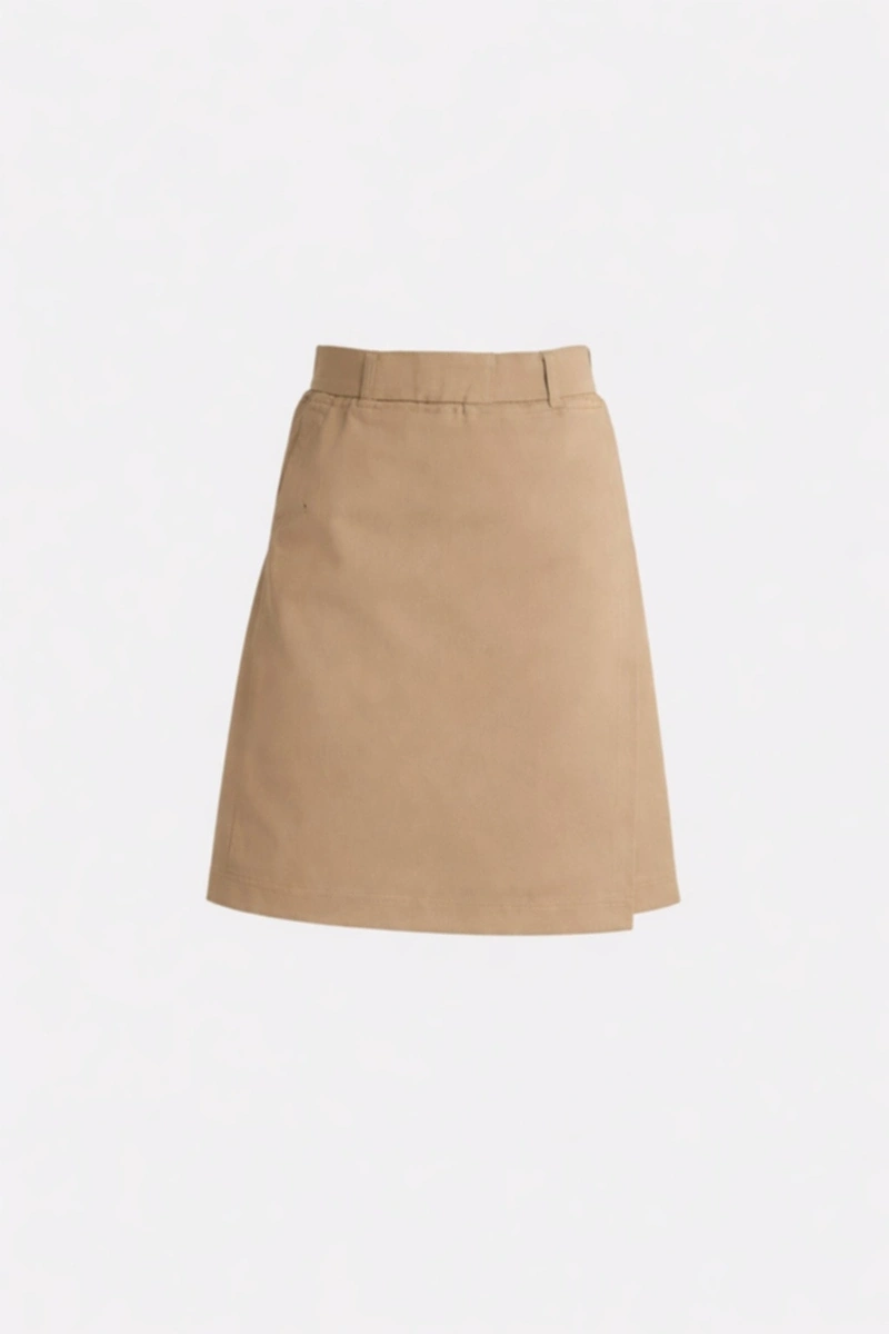 Bej Kız Çocuk Şort-Etek