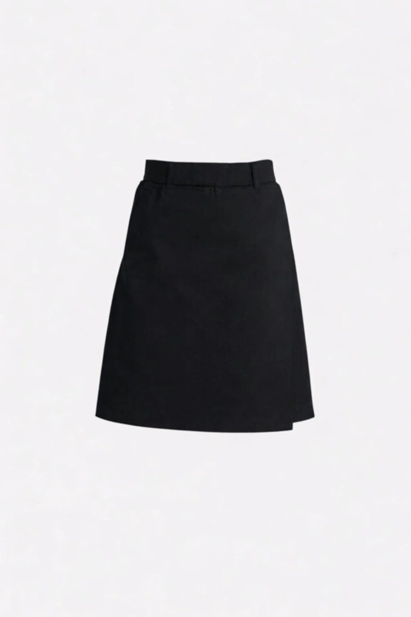 Siyah Kız Çocuk Şort-Etek