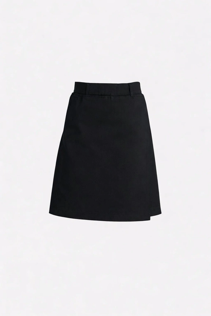 Siyah Kız Çocuk Şort-Etek