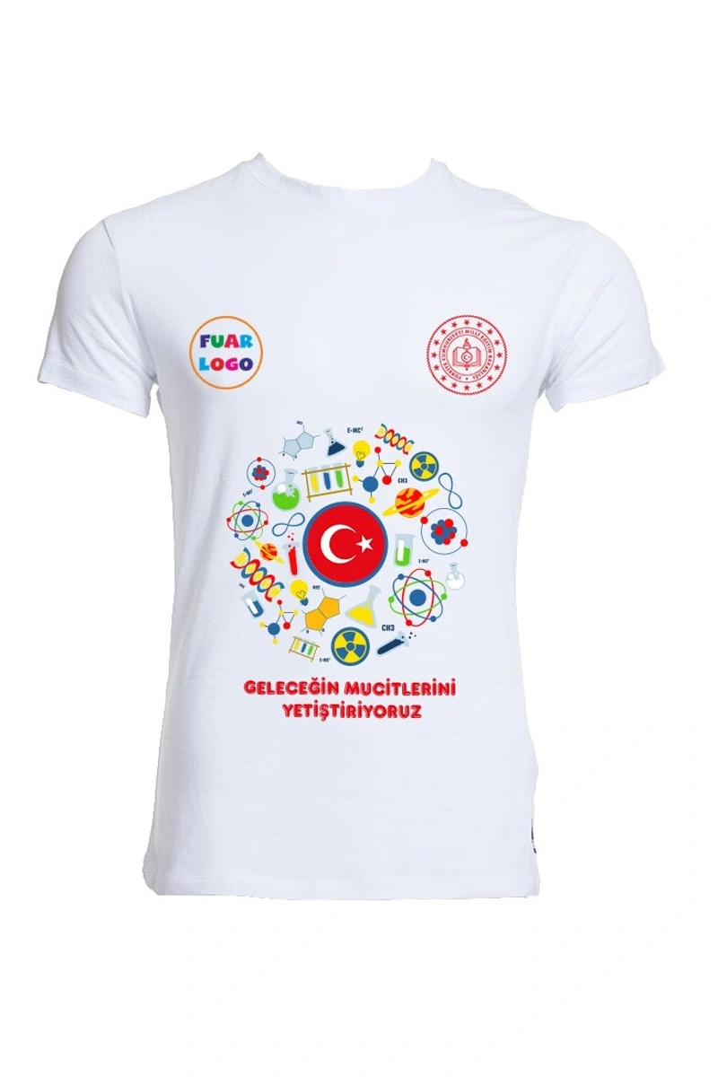 Bilim Şenliği Baskılı Tişört -ö1