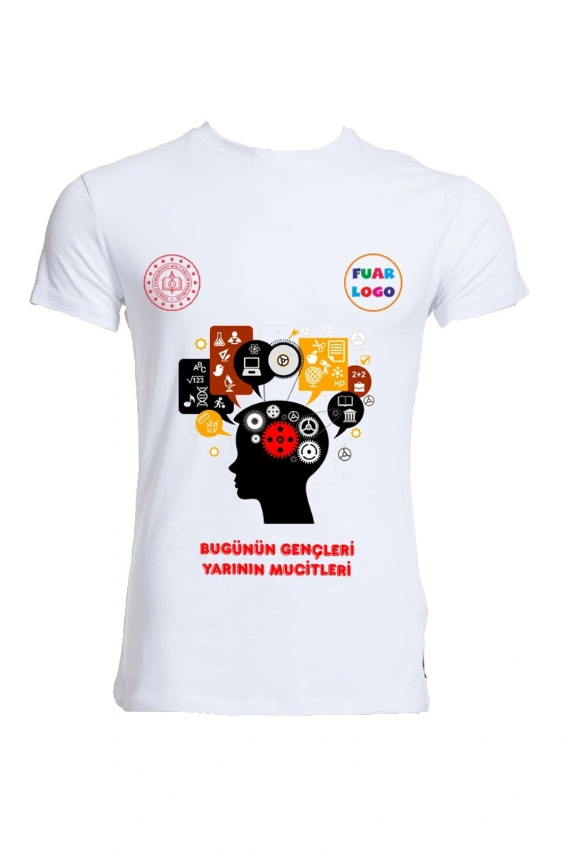 Bilim Şenliği Baskılı Tişört -ö4