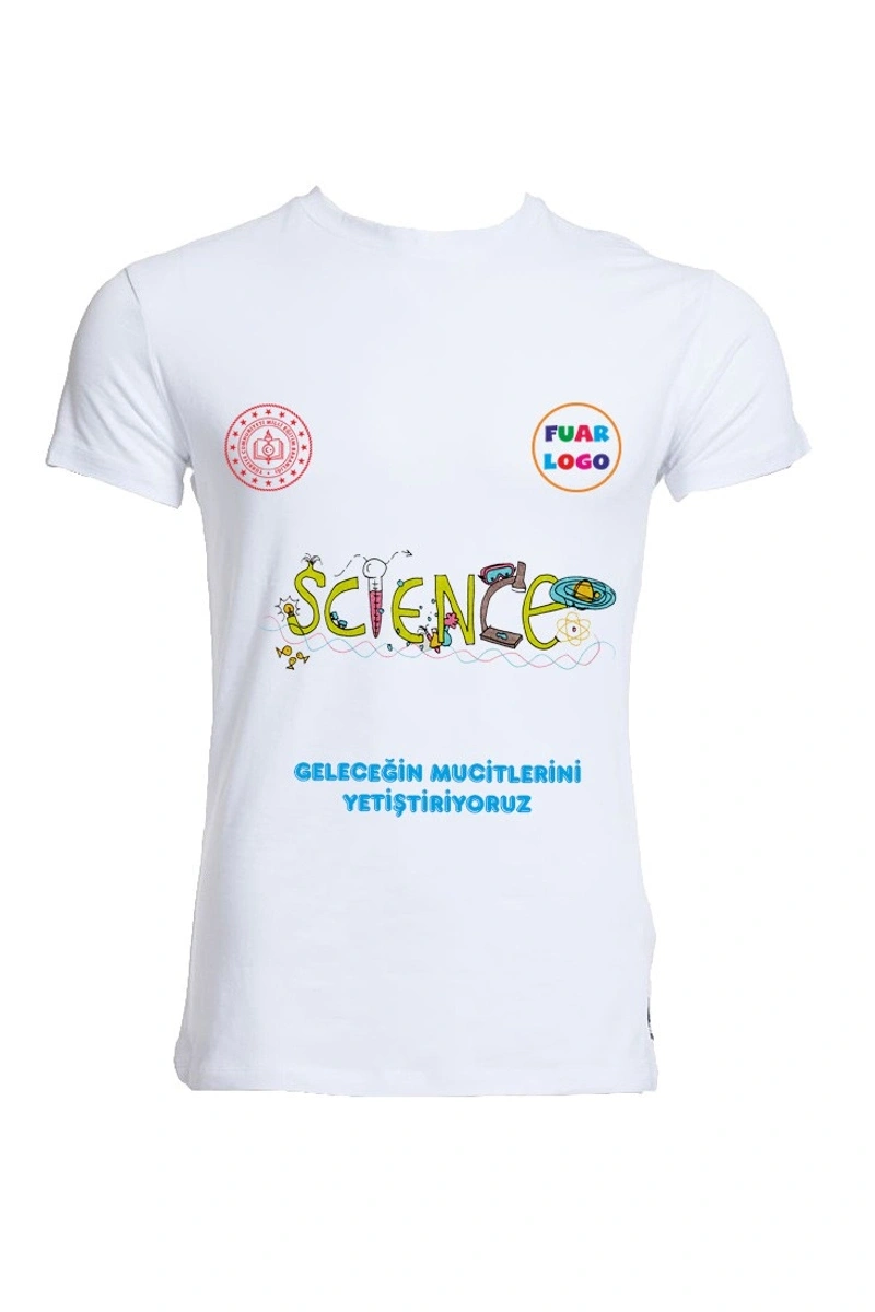 Bilim Şenliği Baskılı Tişört -ö6