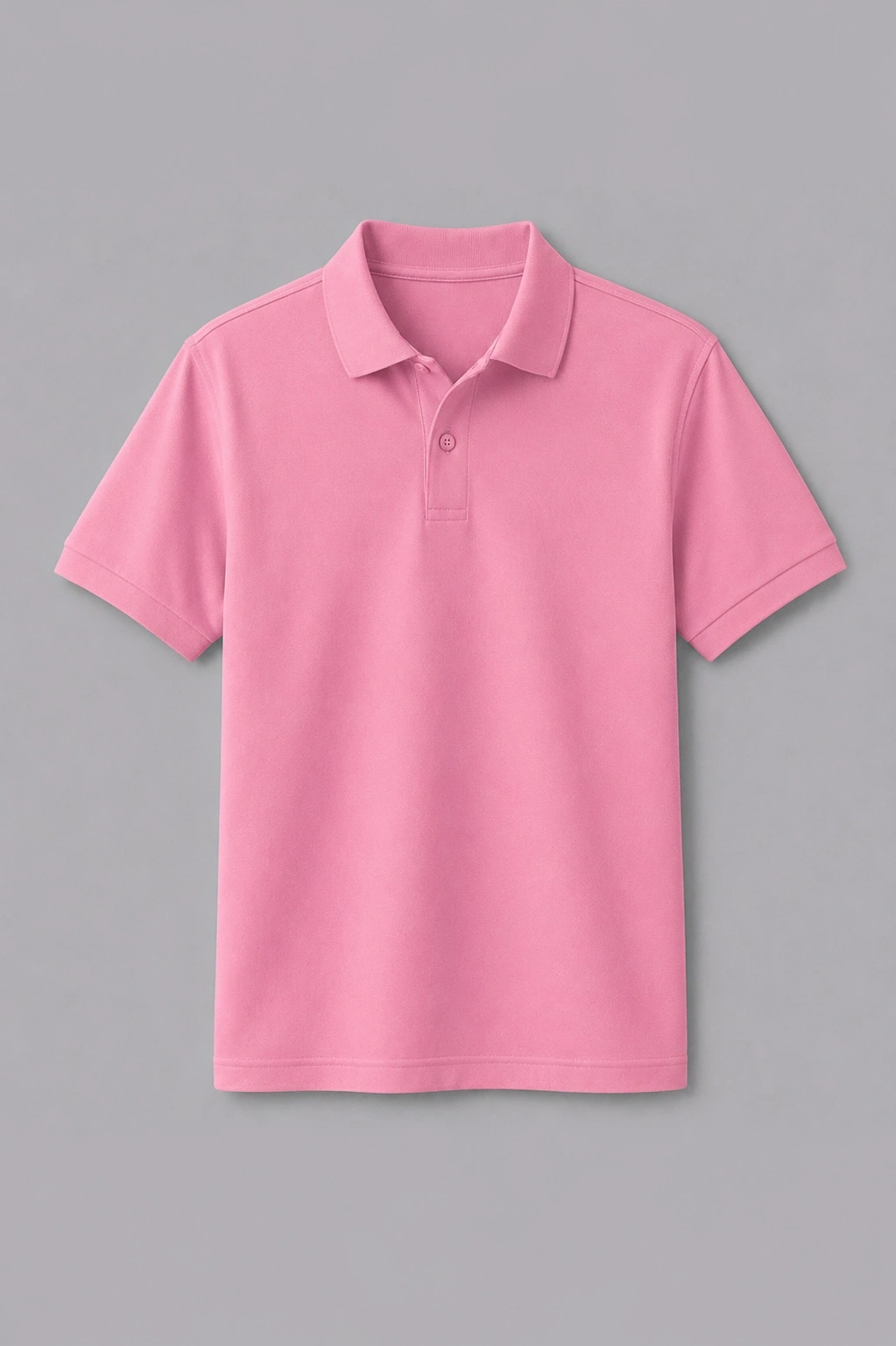 Pembe Kısa Kollu Polo Yaka Tişört