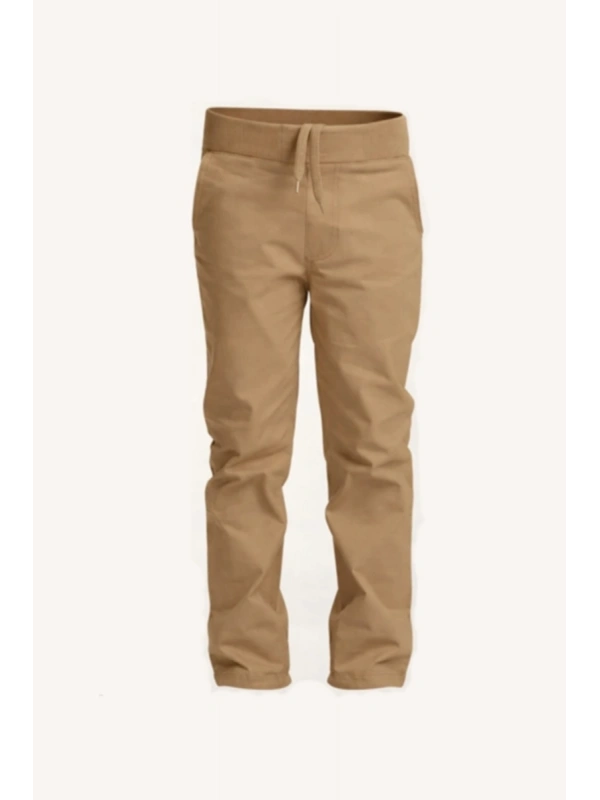 Bej Çocuk Okul Pantolonu