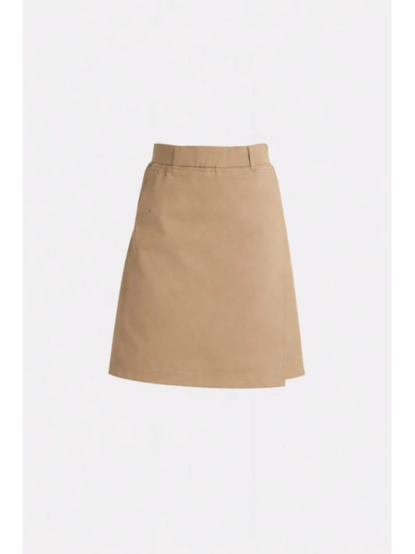 Bej Kız Çocuk Şort-Etek