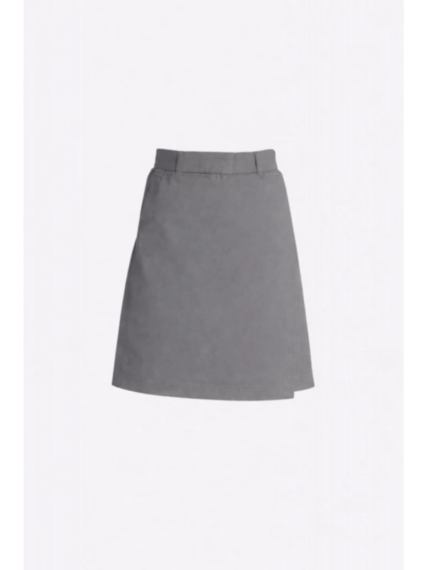 Gri Kız Çocuk Şort-Etek