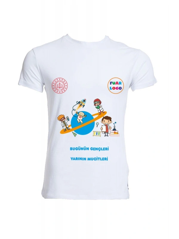 Bilim Şenliği Baskılı Tişört -ö3