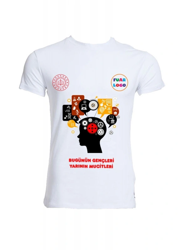 Bilim Şenliği Baskılı Tişört -ö4