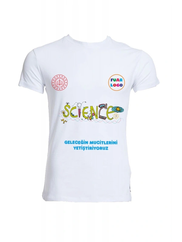 Bilim Şenliği Baskılı Tişört -ö6