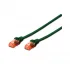 Digitus CAT 6 U/UTP LSZH Patch Cord Kablo - 3 Metre, Yeşil