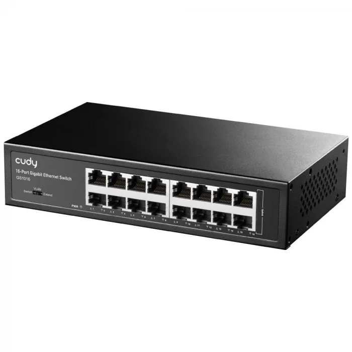 Cudy GS1016 16 Port Gigabit Ethernet Switch Metal Kasa , Rackmount