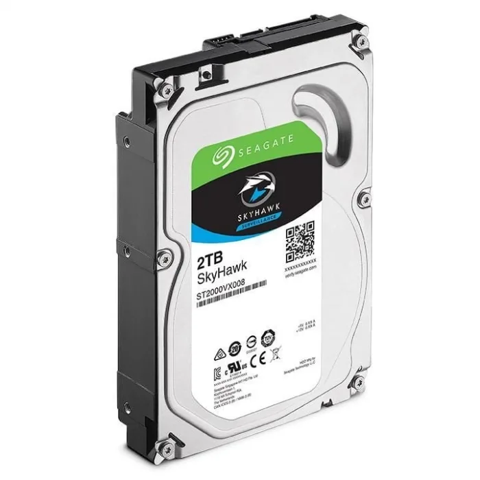 Seagate SkyHawk 2TB 3.5 256MB Cache SATA 3.0 Güvenlik Hard Diski ST2000VX017