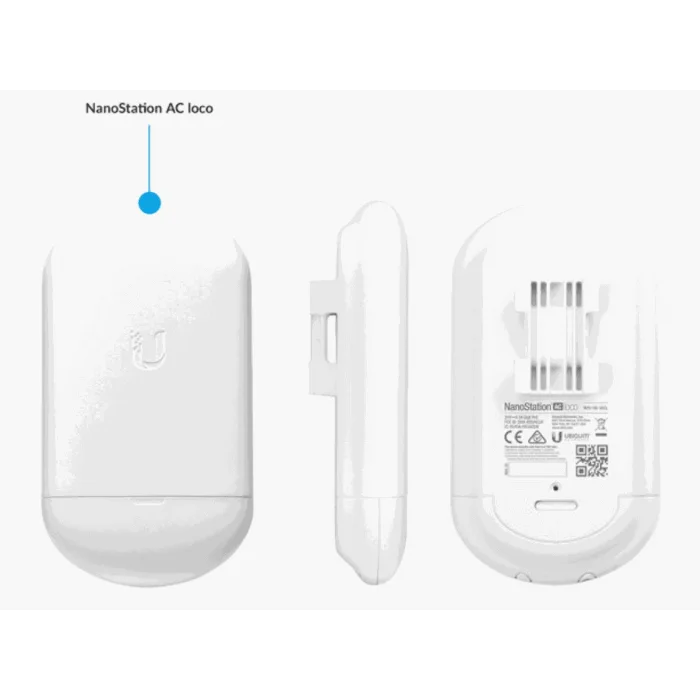 Ubiquiti Loco5AC , AirMax Nanostation , 5 Ghz , 1 Gbps Outdoor Access Point