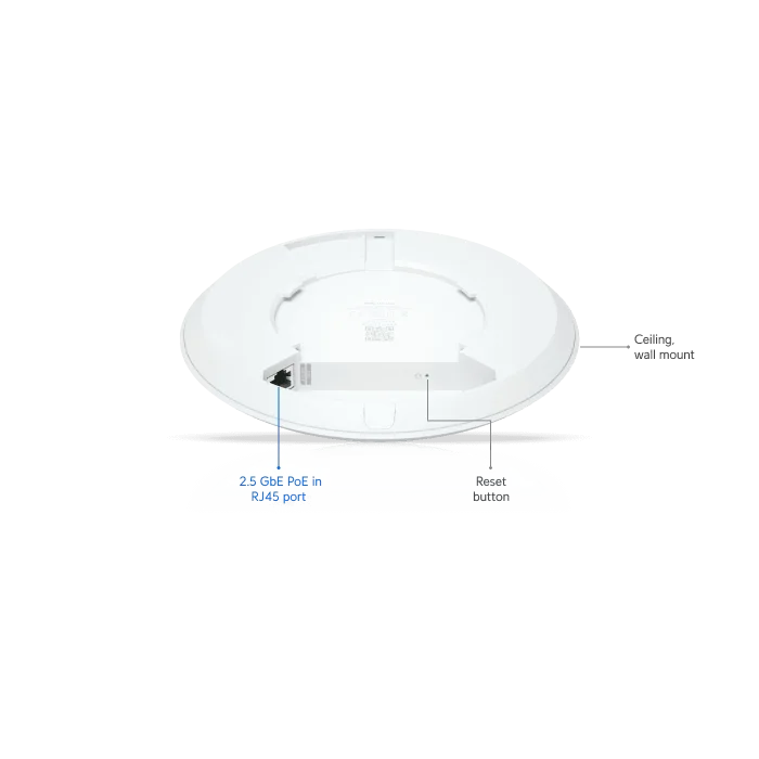 Ubiquiti UniFi 7 Lite | 2.5GbE Portlu, Yüksek Verimli WiFi 7 Access Point