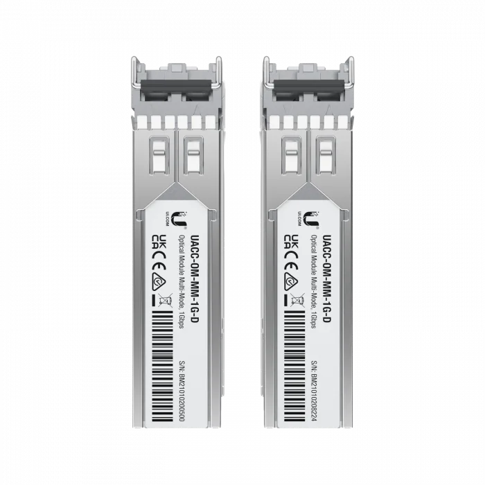 Ubiquiti UACC OM MM 1G D2 , 1.25Gbps ,Duplex LC , 550M, Multi Mode Fiber SFP Modül