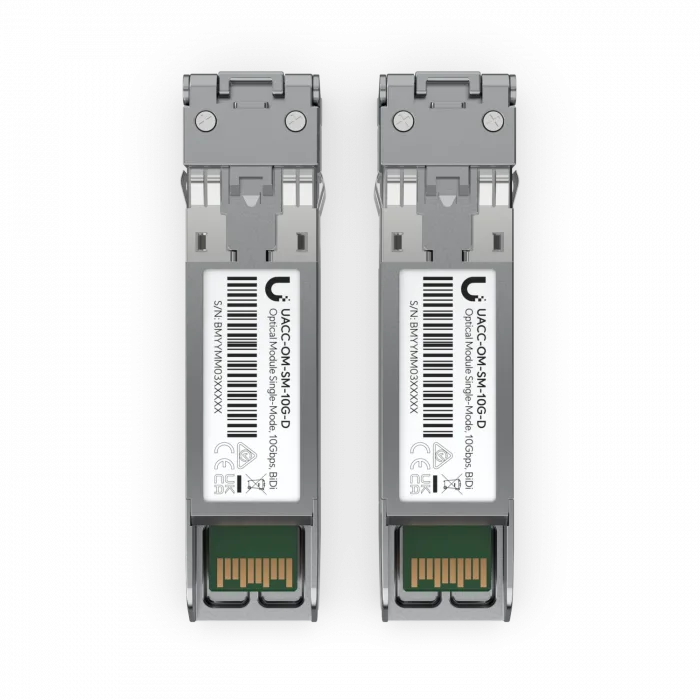 Ubiquiti 10G SFP+ Single-Mode Fiber Modül | 10km Uzun Menzil (2li Paket)