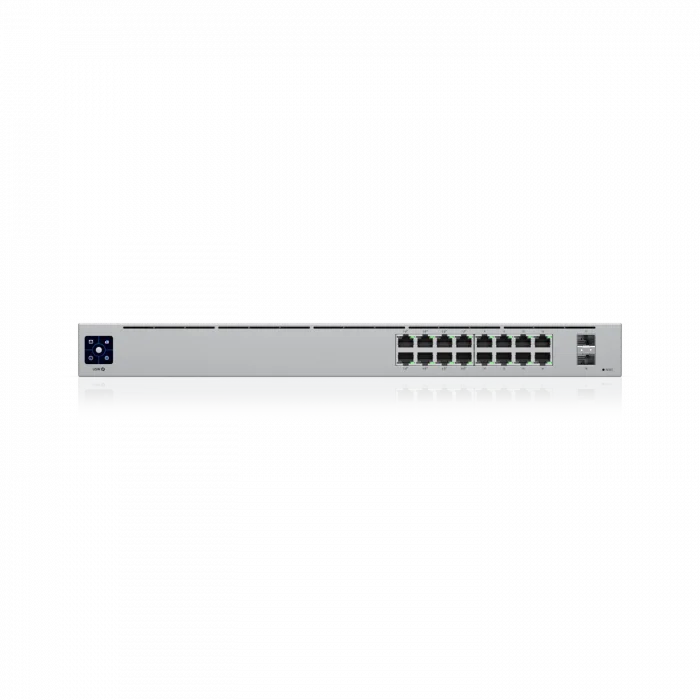 Ubiquiti UniFi Switch 16 PoE | 16-Port Gigabit, Fansız PoE+ Switch