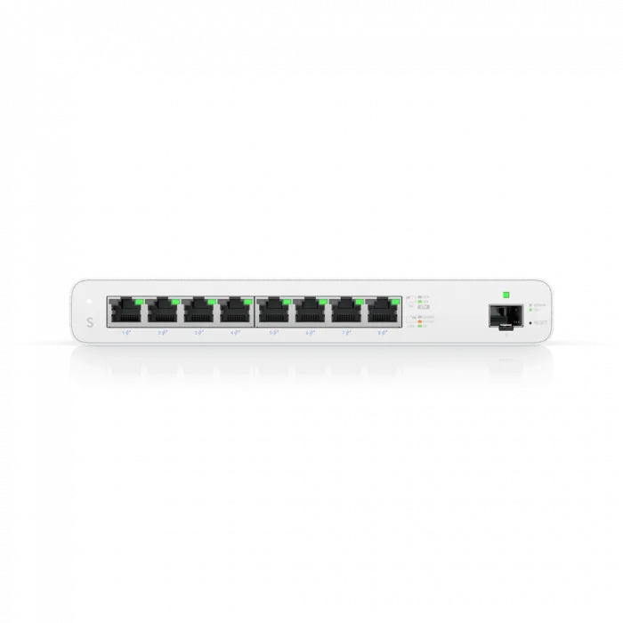Ubiquiti UISP Switch | 8-Port 24V Pasif PoE WISP Switch (10G SFP+)