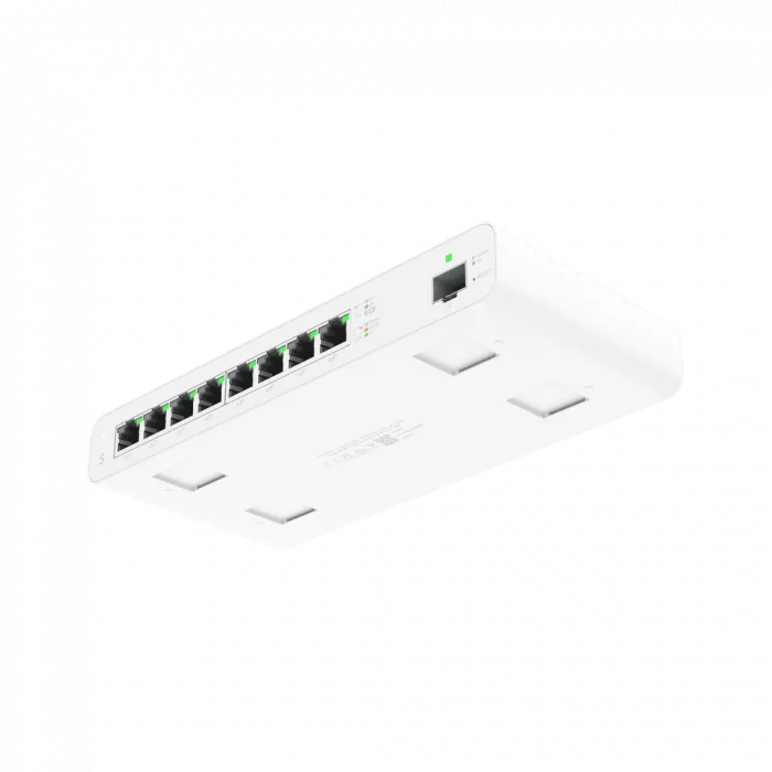 Ubiquiti UISP Switch | 8-Port 24V Pasif PoE WISP Switch (10G SFP+)