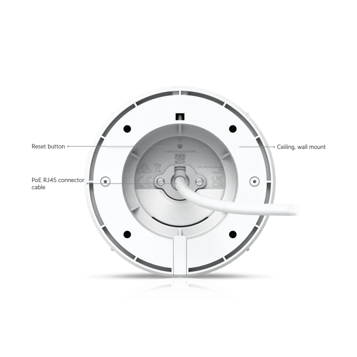 Ubiquiti UniFi Protect G5 Turret Ultra Kamera | 2K HD, İç/Dış Mekan PoE Güvenlik Kamerası