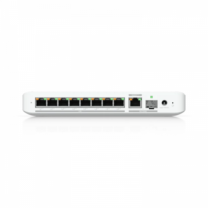 Ubiquiti UniFi USW Flex 2.5G 8 PoE | 8 Port 2.5G Ethernet | 1 Port Combo 10G SFP+ & 10Gbe Ethernet PoE in Swtich