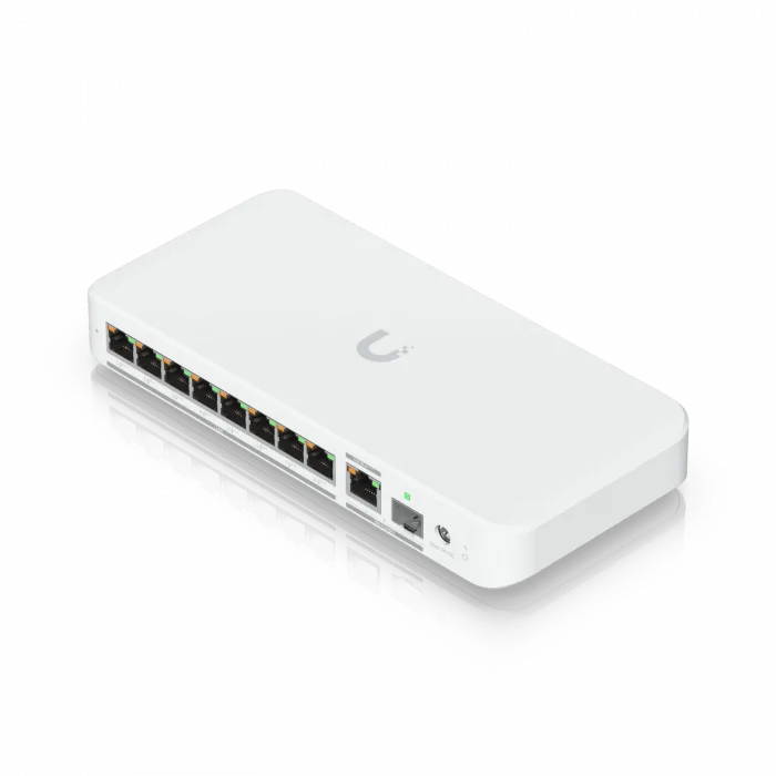 Ubiquiti UniFi USW Flex 2.5G 8 PoE | 8 Port 2.5G Ethernet | 1 Port Combo 10G SFP+ & 10Gbe Ethernet PoE in Swtich