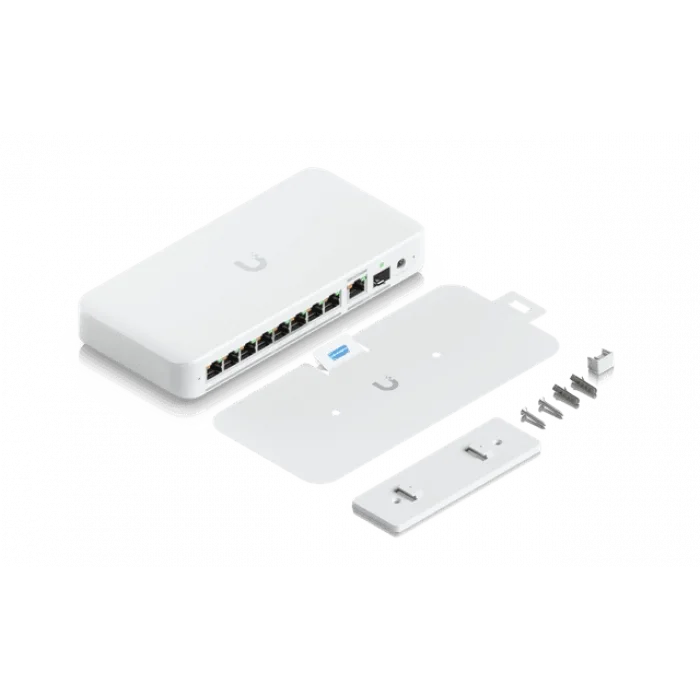 Ubiquiti UniFi USW Flex 2.5G 8 PoE | 8 Port 2.5G Ethernet | 1 Port Combo 10G SFP+ & 10Gbe Ethernet PoE in Swtich