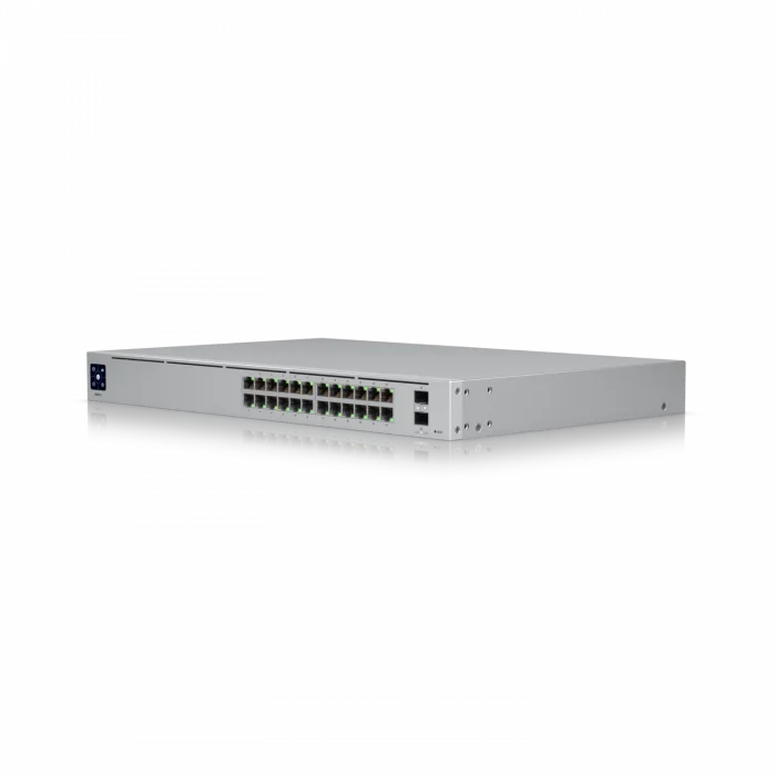 Ubiquiti UniFi Switch Pro 24 | Layer 3, Fansız 24-Port 10G SFP+ Switch