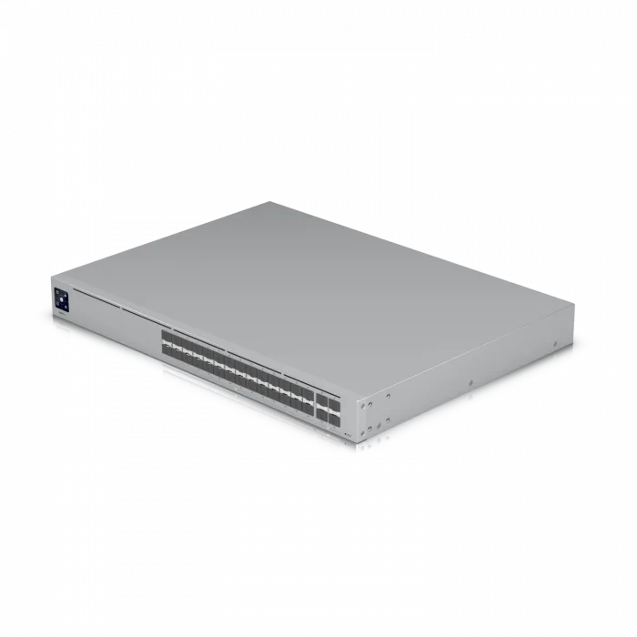 Ubiquiti UniFi Switch Pro Aggregation | 28-Port 10G/25G Full SFP+ Omurga Switch