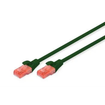 Digitus CAT 6 U/UTP LSZH Patch Cord Kablo - 5 Metre, Yeşil