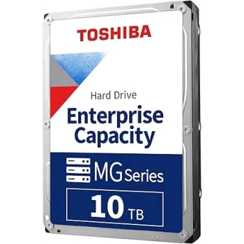 Toshiba 10 TB Kurumsal Dahili Sabit Sürücü - MG Serisi 3.5 SATA HDD Ana sunucu ve depolama, 7/24 Güvenilir Çalışma, Hiper Ölçekli ve bulut depolama (MG06ACA10TE)
