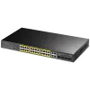 Cudy GS2028PS4-300W 24 Port 10/100/1000 L2 +4 Port Gb. 4 Sfp (1gb) Rack Mount (24 Port Poe+) 300W Switch