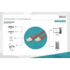 Digitus CAT 6A S/FTP LSZH Profesyonel Patch Cord Kablo - 0.25 Metre, Kırmızı