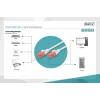 Digitus CAT 6 U/UTP LSZH Patch Cord Kablo - 2 Metre, Beyaz