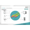 Digitus CAT 6 U/UTP LSZH Patch Cord Kablo - 5 Metre, Sarı