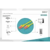 Digitus CAT 6 U/UTP LSZH Patch Cord Kablo - 1 Metre, Sarı