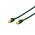 Digitus CAT 6A S/FTP LSZH Profesyonel Patch Cord Kablo - 3 Metre , Yeşil