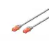 Digitus CAT 6 U/UTP LSZH Patch Cord Kablo - 3 Metre, Gri