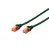 Digitus CAT 6 U/UTP LSZH Patch Cord Kablo - 0.5 Metre, Yeşil